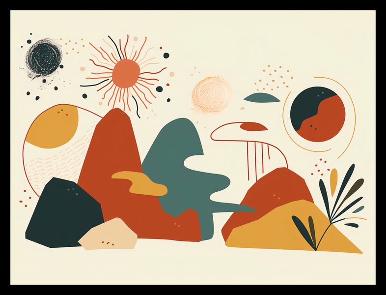 Plakat 40x30cm Kosmos Barw zdjęcie 2