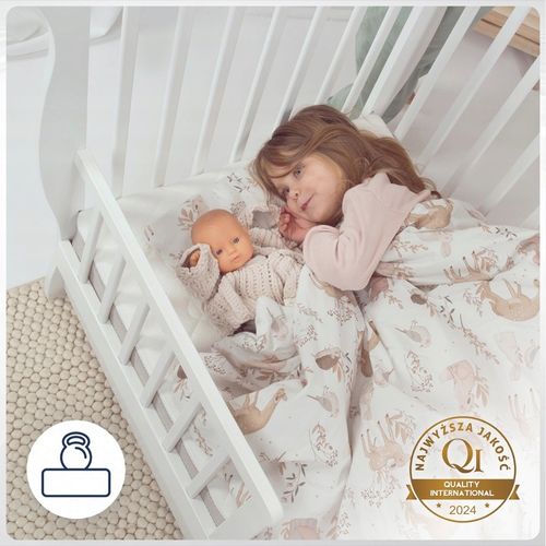 Materac 140x70 TWARDY ŚREDNIO PREMIUM PIANKOWY Materac do Łóżeczka 140x70 na Arena.pl