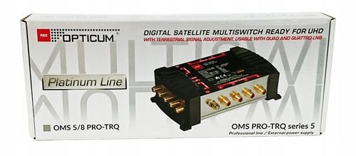 Multiswitch Opticum OMS 5/8 PRO-TRQ do 8 tunerów na Arena.pl