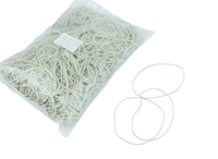 Gumki recepturki 1 kg 100 mm 1.5/1.5 białe MOCNE