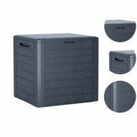 SKRZYNIA OGRODOWA 140 L WYTRZYMAŁA ODPORNA NA UV ZAMYKANA NA BALKON TARAS