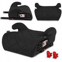2X Kidwell Fotelik samochodowy/ podkładka boster REMO Black isofix i-Size
