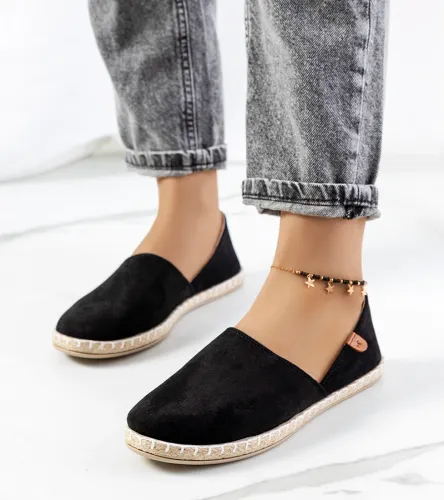 Czarne espadryle damskie Jacquet 40 na Arena.pl