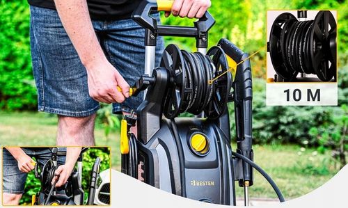 Myjka ciśnieniowa pompa mosiężna 3200W Indukcja 350bar ZESTAW PRO na Arena.pl