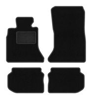Dywaniki samochodowe welurowe do: BMW 5 F10 2010-2013 sedan czarne