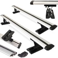 Uniwersalny bagażnik bazowy na punkty montażowe AMOS C-15 Belki Aluminiowe Dynamic 140cm