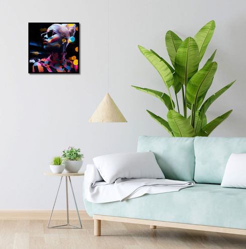 Plakat 40x40cm Melodia Bijąca z Duszy na Arena.pl