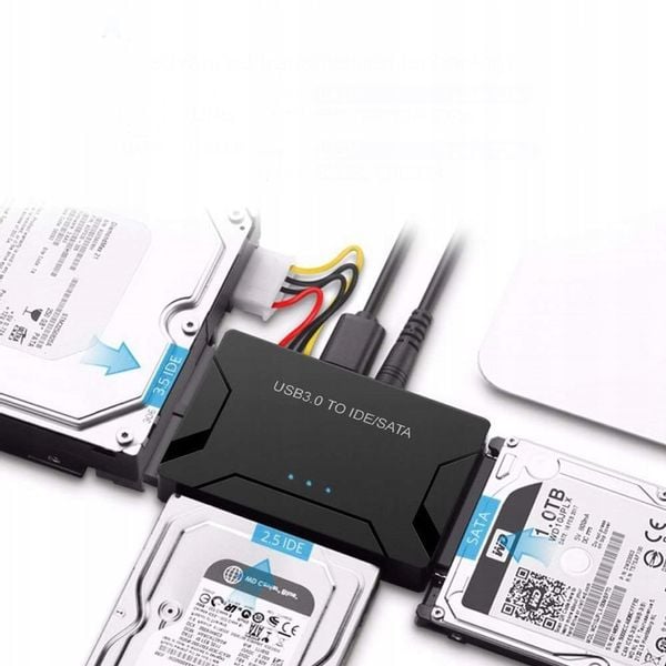 Adapter MOSTEK Dysków USB 3.0 SATA IDE 2,5 3,5 " zdjęcie 11