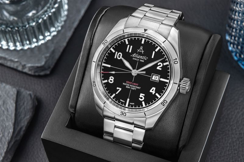 zegarek męski atlantic seaflight 70356.41.65 + box zdjęcie 5