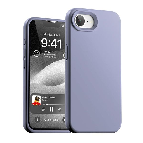 etui mercury silicone do iphone 16e      lawendowy zdjęcie 4