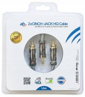 Kabel połączeniowy Jack 3,5 mm - 2x RCA CINCH 1,5m