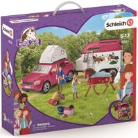 Przygoda z samochodem i przyczepą Schleich 42535