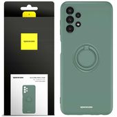 Spacecase Silicone Ring Galaxy A13 4G Dark Green