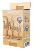 gleaming love matte gold plug set