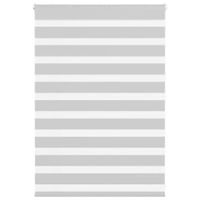 Roleta zebra, jasnoszara, szerokość tkaniny 90,9 cm, poliester