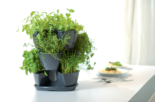 Doniczka kaskadowa Coubi - biały na Arena.pl