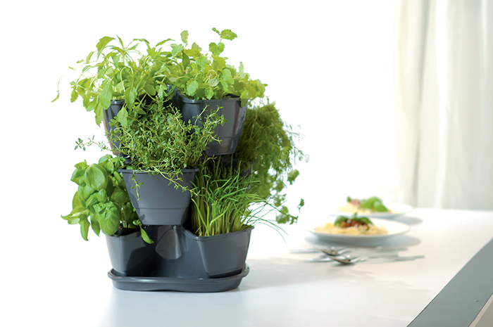 Doniczka kaskadowa Coubi - biały zdjęcie 2