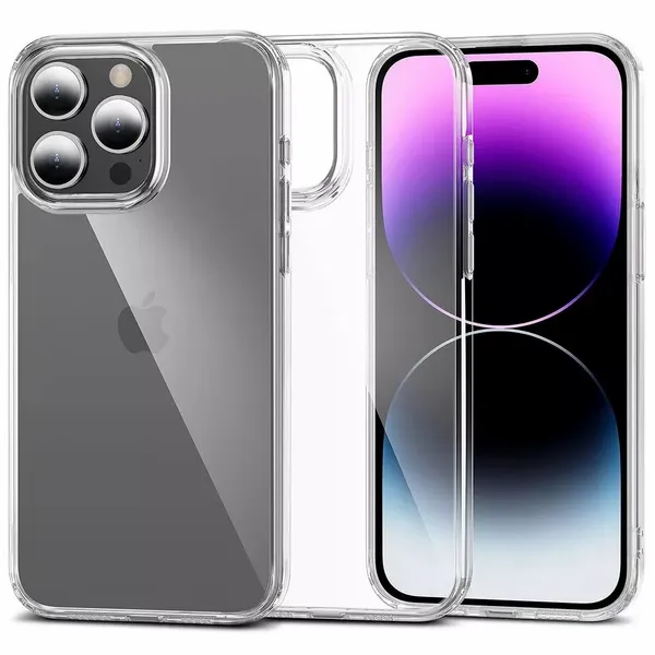 Etui Flexair Hybrid do Apple iPhone 15 Pro Clear zdjęcie 1