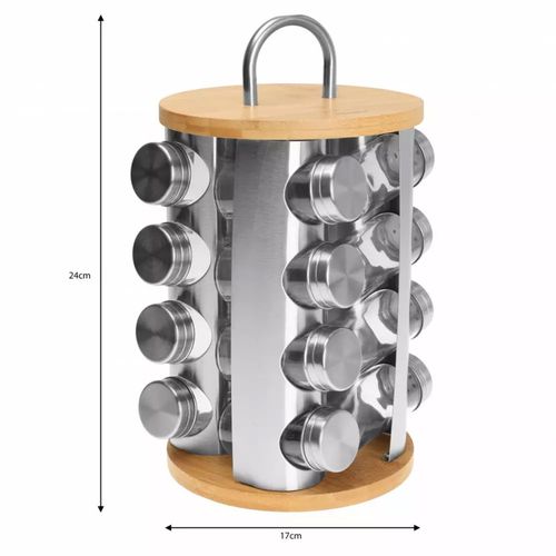 stojak na przyprawy 16 pojemników klausberg kb-7553 na Arena.pl