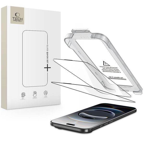Szkło Hartowane Tech-Protect 2-pack do Apple iPhone 17 Air zdjęcie 1