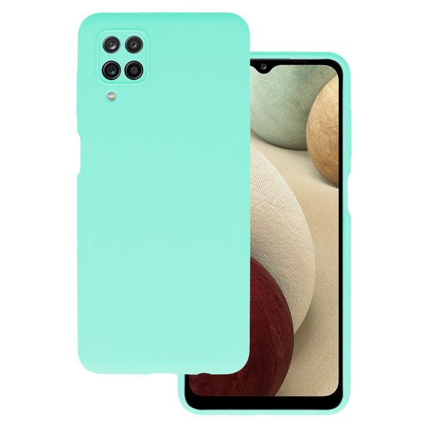 Silicone Lite Case do Samsung Galaxy A12/M12 miętowy zdjęcie 1