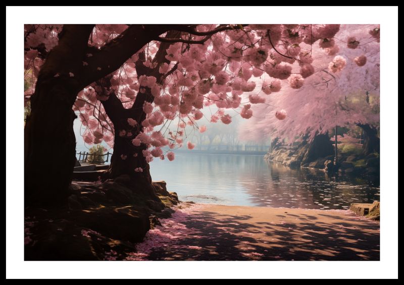 Plakat 60x40cm Spokój Sakury zdjęcie 3