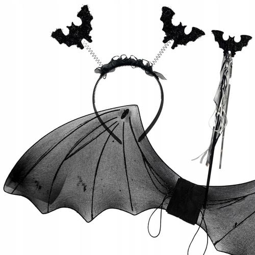 HALLOWEEN STRÓJ PAJĘCZARKA NIETOPERZ KOSTIUM TUTU na Arena.pl