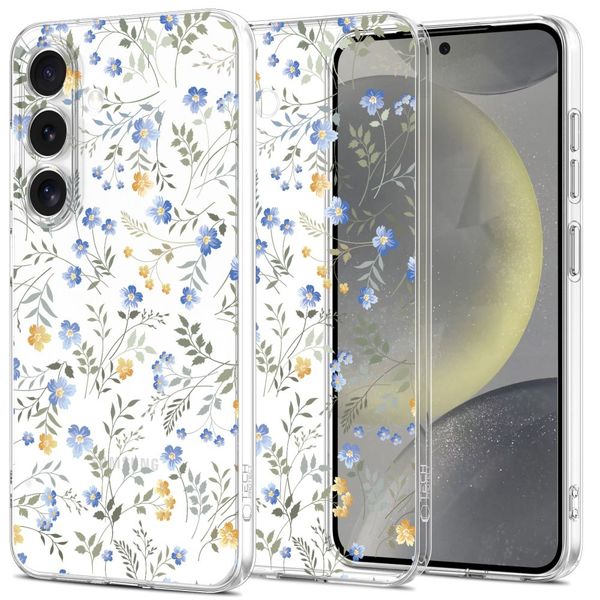 Etui Tech-Protect FlexAir TPU DO Samsung Galaxy S25 Spring Flowers zdjęcie 1