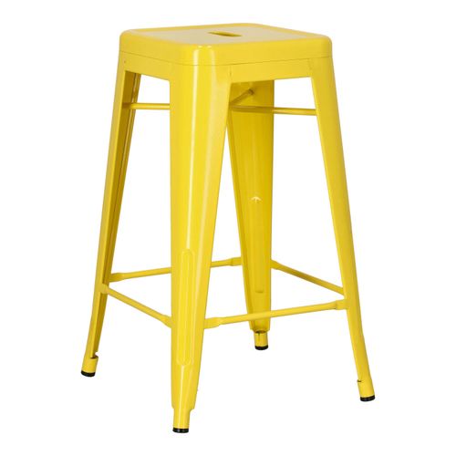 Hoker Paris 66cm żółty inspirowany Tolix na Arena.pl