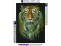 MAGICZNY TYGRYS  OBRAZ HAFT DIAMENTOWY