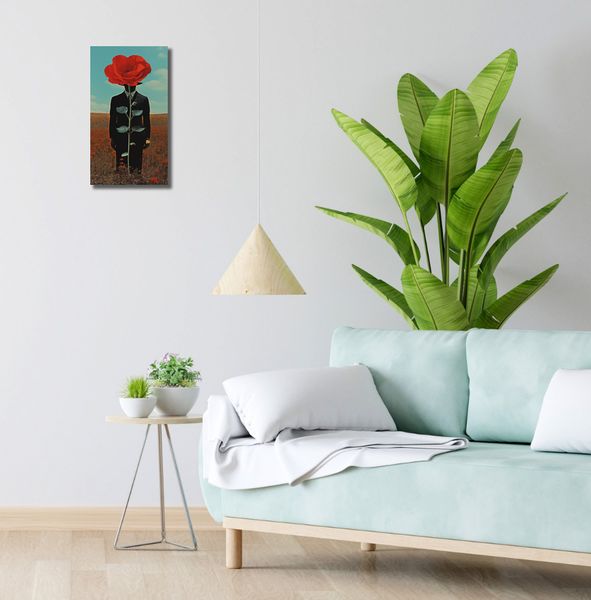 Obraz 20x40cm Obserwator zza Maku zdjęcie 2