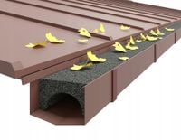 Filtr do rynny 125 mm 10 mb (8x 1,25 m) prostokątny piankowy Optimum