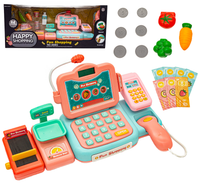 Edukacyjna sklepowa kasa fiskalna - mikrofon, waga, czytnik, akcesoria