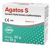 Agatos "S" Cement do koron i mostów SZYBKOWIĄŻĄCY