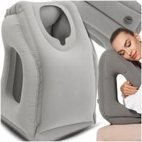 DMUCHANA PODUSZKA PODRÓŻNA TURYSTYCZNA DO SPANIA SAMOLOTU POCIĄGU SAMOCHODU