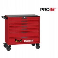 WÓZEK NARZEDZIOWY TKW37R663T PRO35TM ZESTAW NARZĘDZI 663 SZTUKI TENG TOOLS