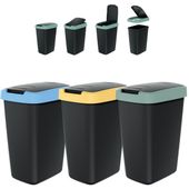 3x Kosz na śmieci 12l COMPACTA Zestaw do sortowania
