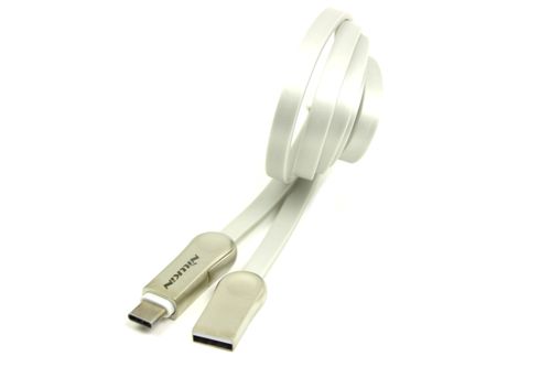 KABEL ŁADOWARKA MICRO USB TYP C USB-C 2W1 PŁASKI na Arena.pl