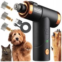 PILNIK ELEKTRYCZNY OBCINACZ DO PAZURÓW PSA KOTA SZLIFIERKA FREZARKA 3 FREZY