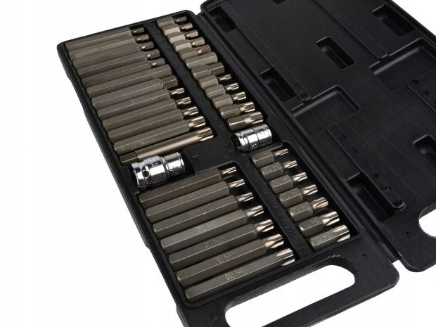 ZESTAW BITÓW KLUCZY IMBUS SPLINE TORX 40 el BITY KOŃCÓWKI IMBUSOWE zdjęcie 7
