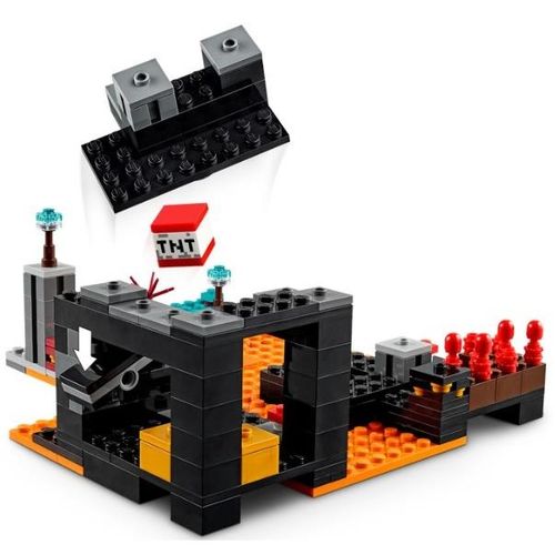 Lego Minecraft Bastion w Netherze 21185 na Arena.pl