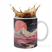 KUBEK CERAMICZNY 330ML DRUK - JAPONIA GÓRA PIĘKNE WIDOKI KRAJOBRAZ