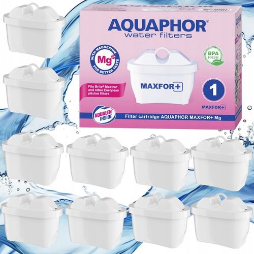 10x Wkład filtrujący do dzbanka wody Filtr AQUAPHOR Maxfor Mg+ na Arena.pl
