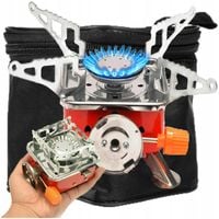 MINI KUCHENKA TURYSTYCZNA NA GAZ KARTUSZ POLOWA PIEC GAZOWY NA BIWAK NAMIOT