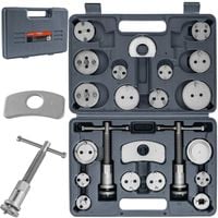 ZESTAW DO WYCISKANIA TŁOCZKÓW HAMULCOWYCH PRASKA PRAWO LEWO 22 EL. WALIZKA