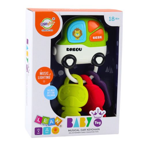 Zabawka Interaktywna Autko Gryzak Klucze Dla Malucha Światła Dźwięki na Arena.pl
