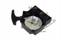 Rozrusznik starter kosy KAWASAKI TJ45E, TJ45