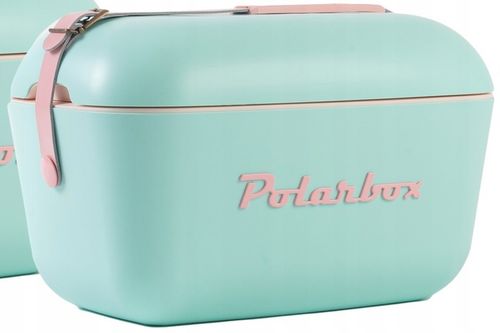 Lodówka turystyczna POLARBOX turkus + pudrowy 20L na Arena.pl