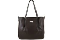 Shopperka damska skórzana Barberinis - Brązowa ciemna