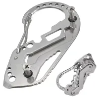 Brelok do kluczy karabińczyk survival multi-tool